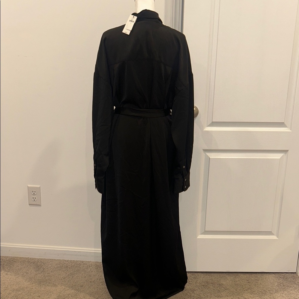 Banana Republic black  Shirt Midi Dress - Picture 7 of 12